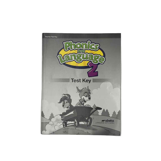 A Beka 2nd Grade Phonics & Language 2 Test Key 1st Ed.