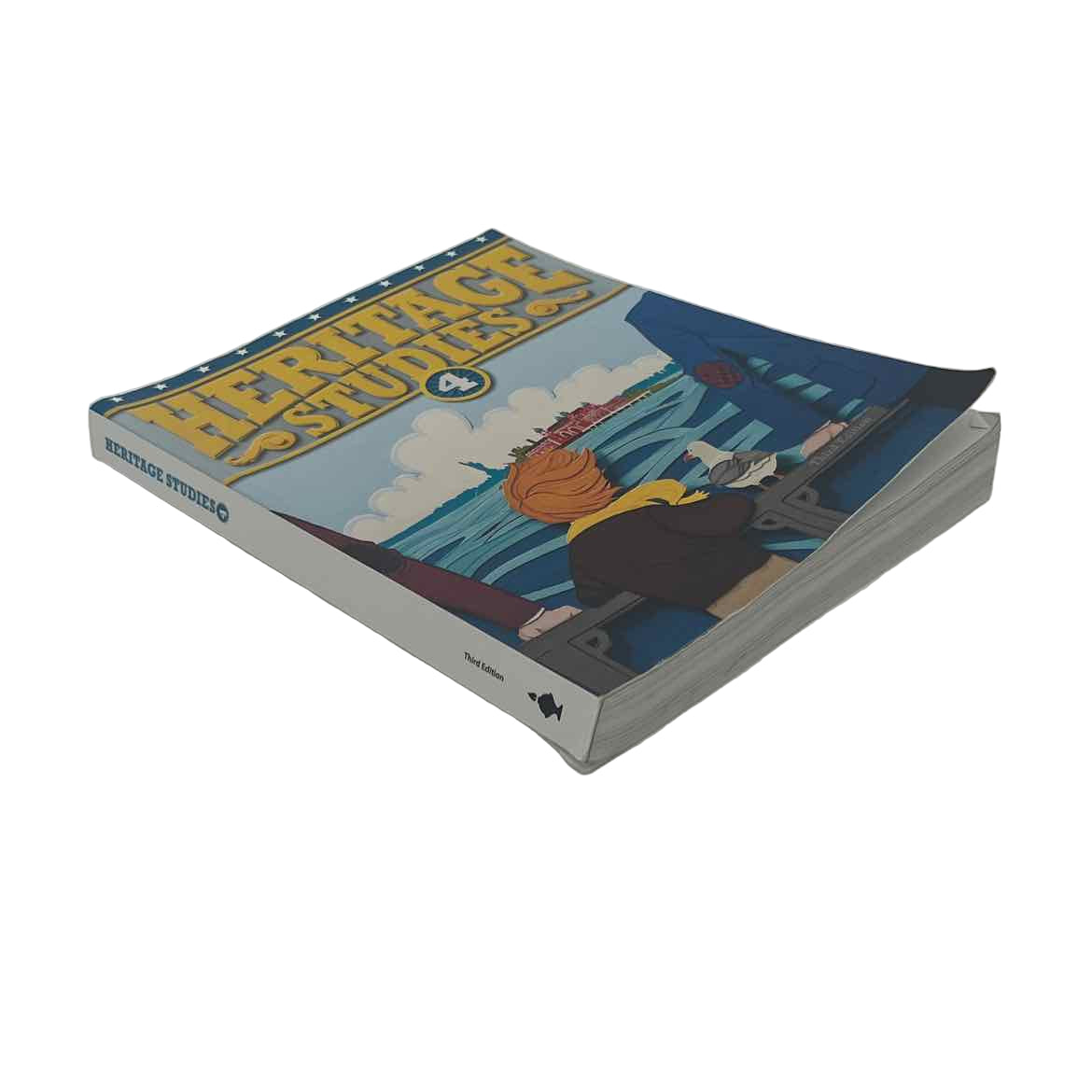 Bob Jones 4th Grade Heritage Studies 4 Student Book (markings on outer edges of pages) 3rd Ed.