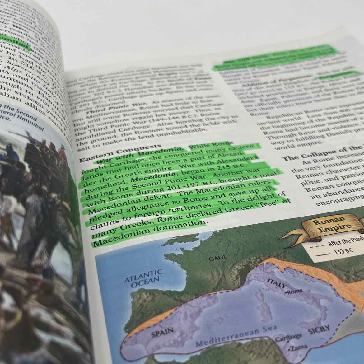 A Beka History of the World (marking throughout)