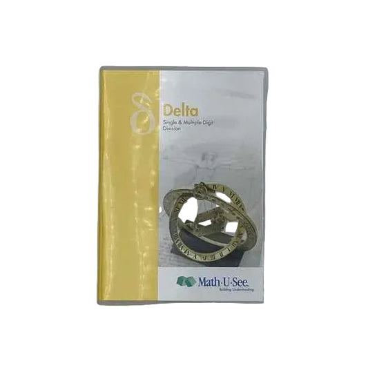Math-U-See 4th Grade DVD Math Curriculum on a white background.