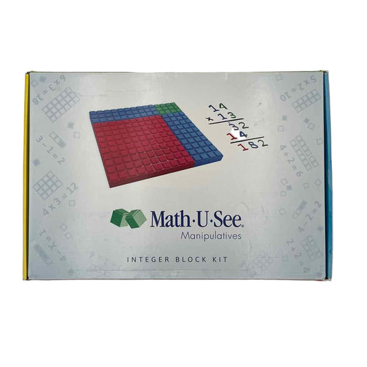 Math-U-See K-8th Grade Integer Block Kit (missing 1 4's block)