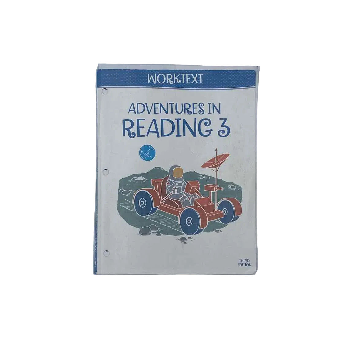 Adventures in Reading 3 Student Worktext (cover wear - cover & pages not attached)