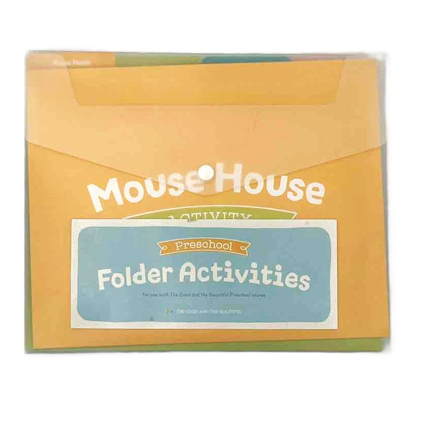 The Good & The Beautiful Folder Activities: Preschool Language Arts on a white background.