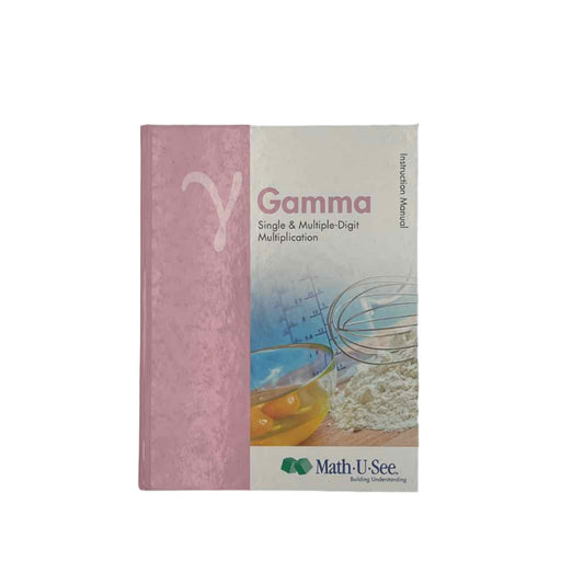 Math-U-See 3rd-4th Grade Gamma Hard Cover Instruction Manual
