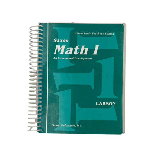 Saxon Math 1 Teacher Edition