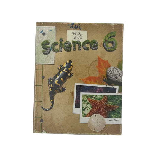 Bob Jones Science 6 Activity Manual (name on cover)