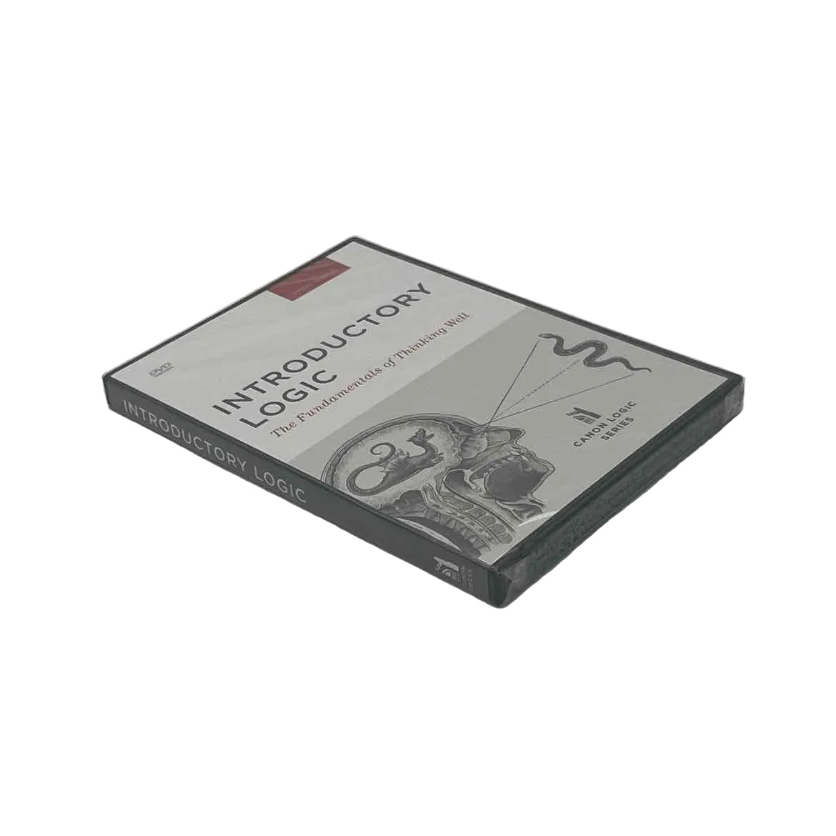 Canon Press Introductory Logic DVD Set on a white background.