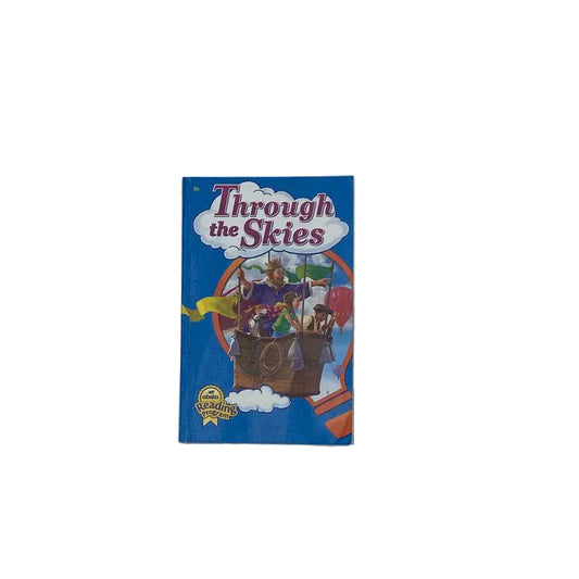 Through the Skies (2e) A Beka 2nd Grade Reader 1st Ed. Reading/Literature Curriculum on a white background.