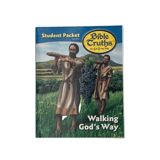 Bob Jones K4 Activity Book 2nd Ed. Bible Truths - Walking God's Way (2nd Ed.) Student Packet