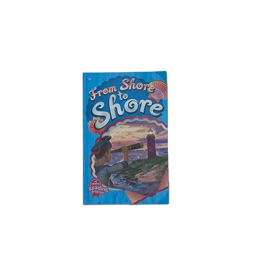 From Shore to Shore (3a) (a few pencil answers) A Beka 3rd Grade Reader 1st Ed. Reading/Literature Curriculum on a white background.