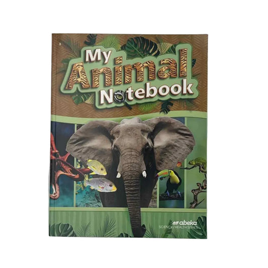 A Beka My Animal Notebook on a white background.
