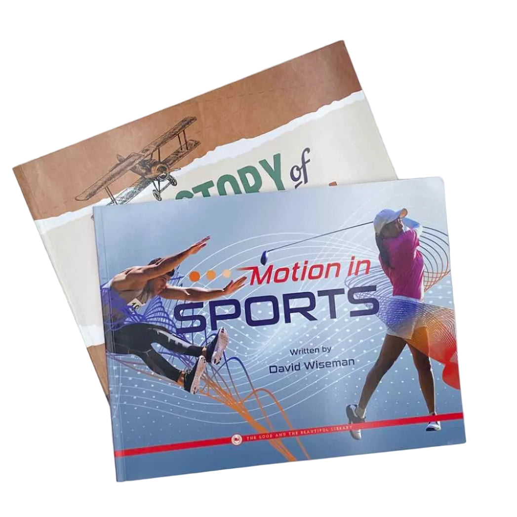 The Good & The Beautiful Motion in Sports & The Story of Invention 3rd-8th Grade Resource Book Science Curriculum