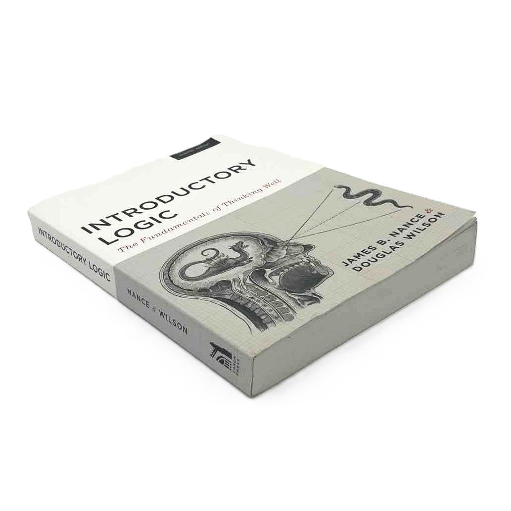 Canon Press Introductory Logic Teacher Edition on a white background.