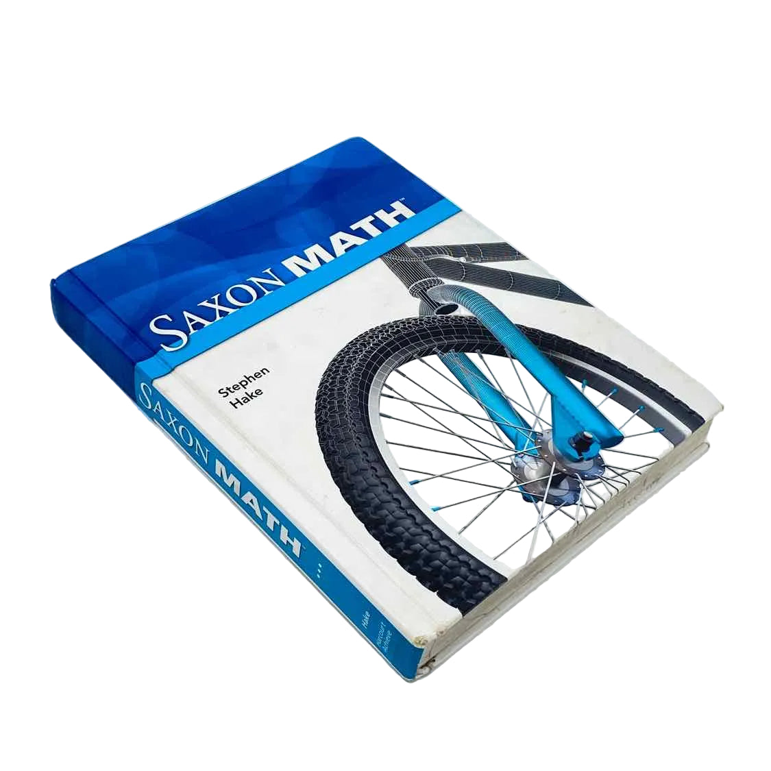 Saxon Math Intermediate 3 Textbook on a white background.