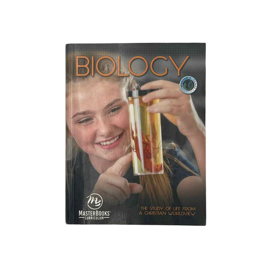 MasterBooks 9th-12th Grade Student Book Biology - The Study of Life From a Christian Worldview