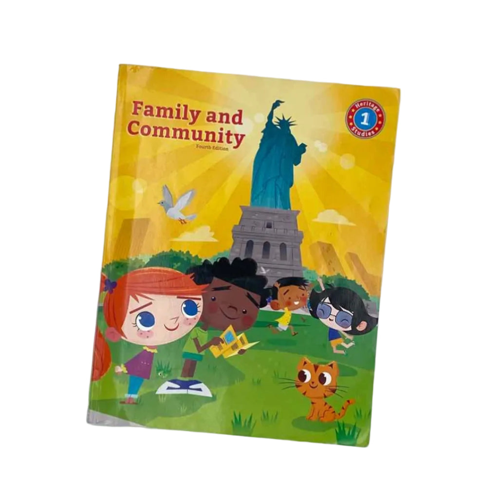 Bob Jones 1st Grade Student Book 4th Ed. Social Studies Curriculum Heritage Studies 1 Family & Community