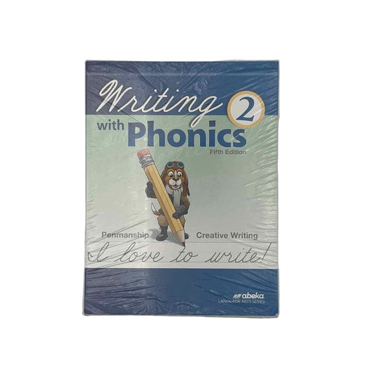 A Beka 2nd Grade Writing with Phonics 2 *NEW* Student Book 5th Ed.