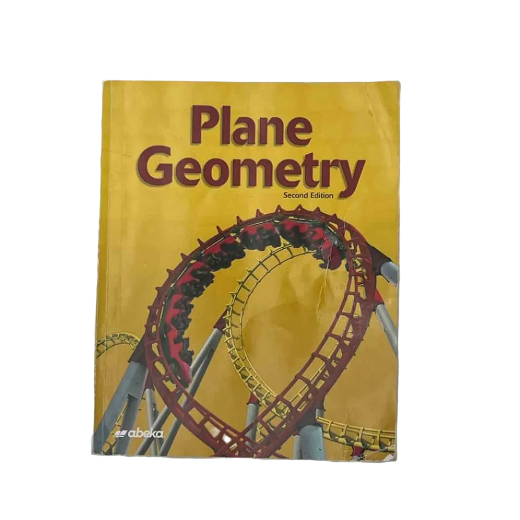 Plane Geometry 2nd Ed. Student Book on a white background.