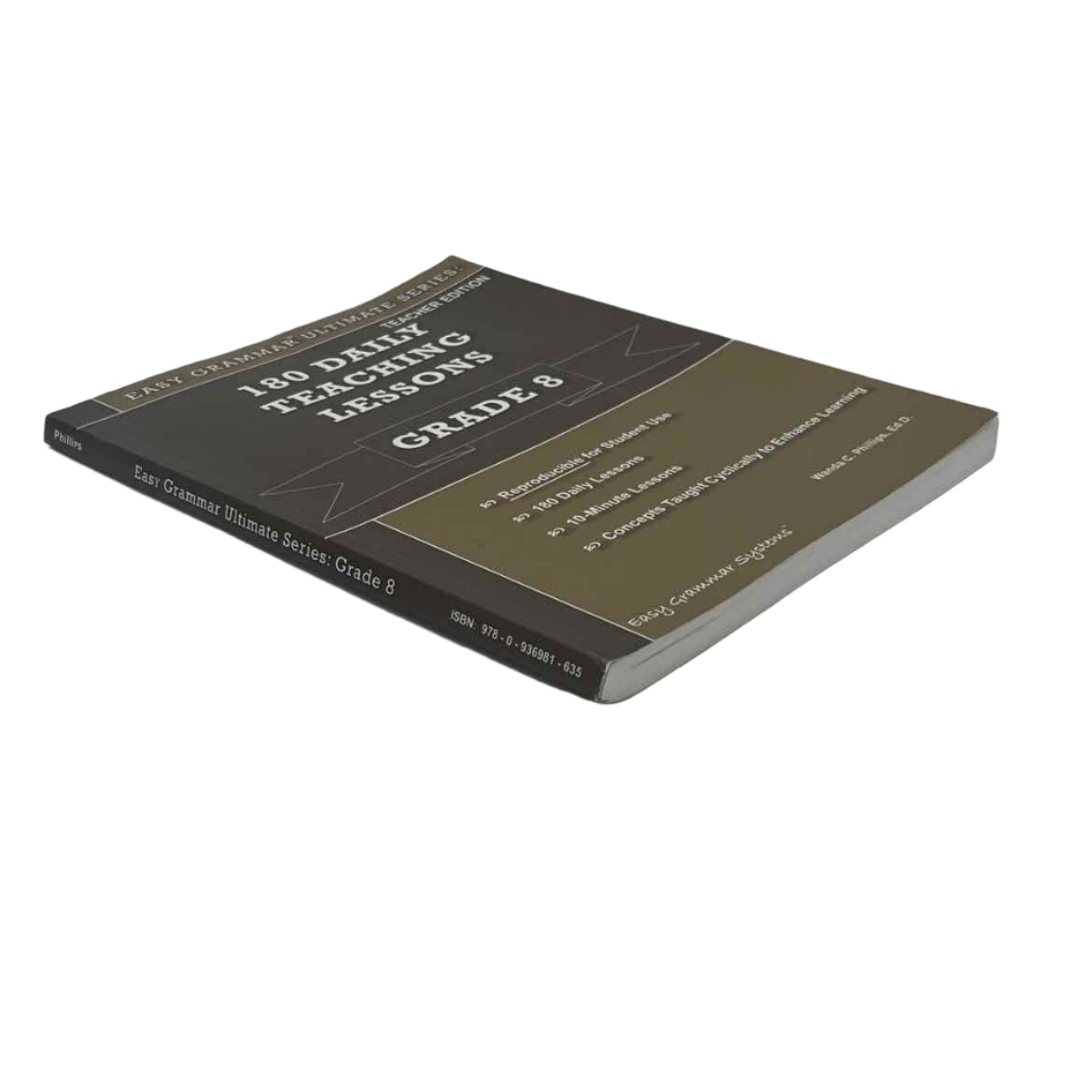 Easy Grammar 8th Grade 180 Daily Teaching Lessons Teacher Ed.