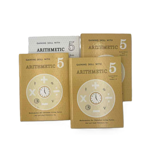 Rod and Staff 5th Grade Gaining Skill w/Arithmetic Partial Set (1995 ed.)