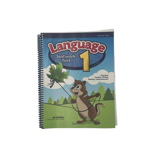 A Beka 1st Grade Language 1 Seatwork Text Teacher Key 4th Ed.