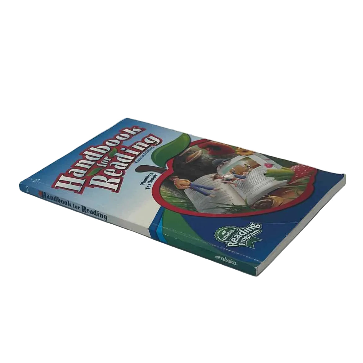 A Beka 1st-3rd Grade Handbook for Reading Phonics Textbook on a white background.