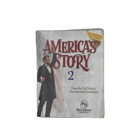 MasterBooks 3rd-6th Grade Student Book Angela O'Dell History Curriculum on a white background.