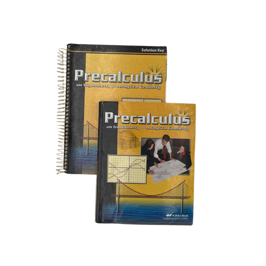 Abeka Precalculus Student Book & Solution Key