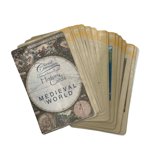 Classical Conversations K-12th Grade Review Cards/Flash Cards Classical Acts & Facts History Cards - Medieval World History