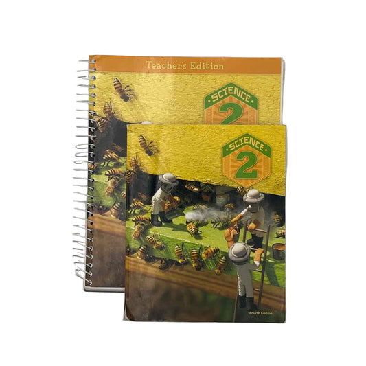 Bob Jones 2nd Grade Science 2 (4th Ed.) Teacher & Student Books (some cover wear on student book)