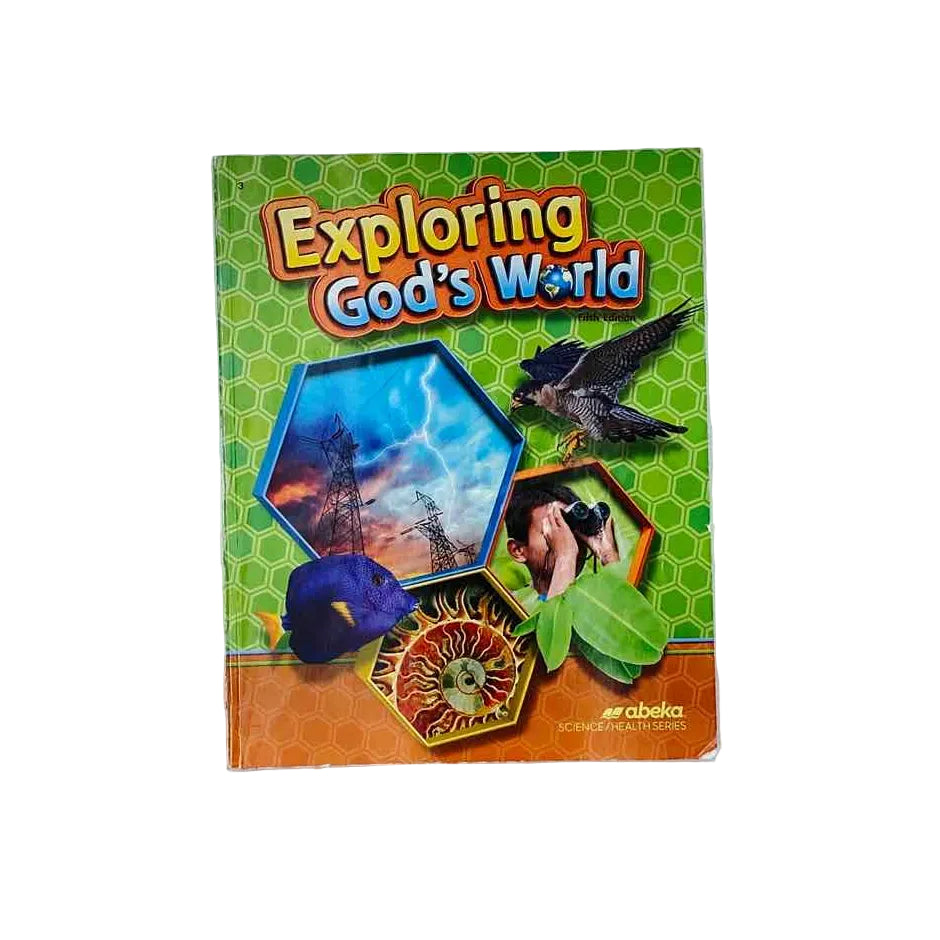 A Beka 3rd Grade Student Book 5th Ed. Science Curriculum on a white background.