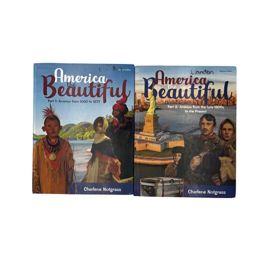 Notgrass America the Beautiful 2nd Ed. Parts 1 & 2