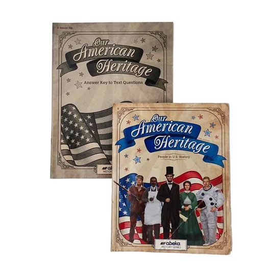A Beka 3rd Grade Partial Set 5th Ed. History Curriculum on a white background.