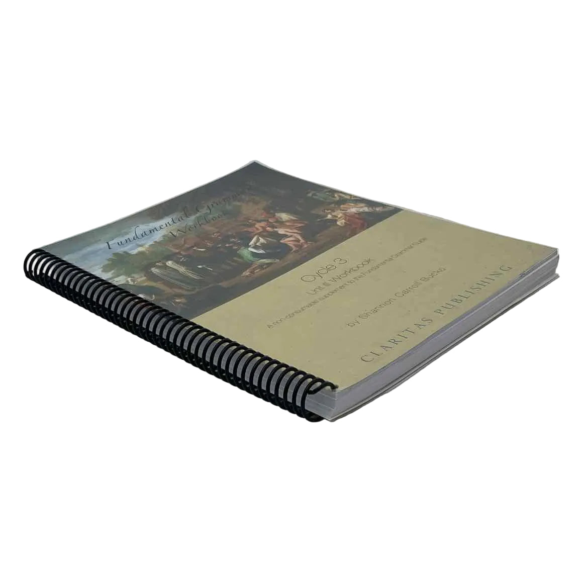 Claritas Publishing Fundamental Grammar Workbook Cycle 3 Unit 3 on a white background.