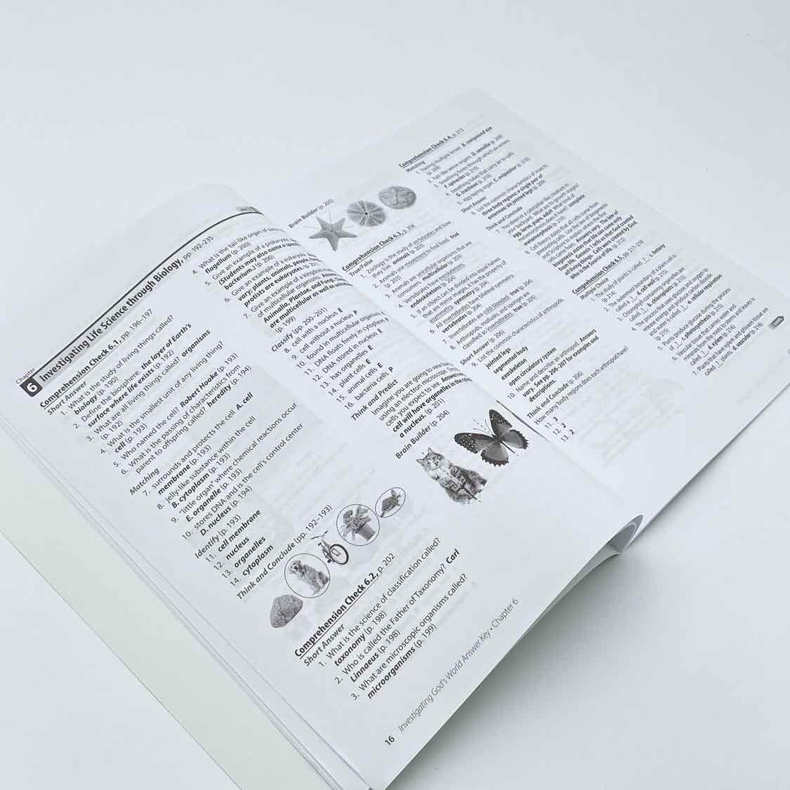 A Beka 5th Grade Investigating God's World Text Answer Key 5th Ed. Science Curriculum