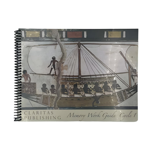 Claritas Publishing K-6th Grade Cycle 1 Memory Work Guide Comprehensive Workbook