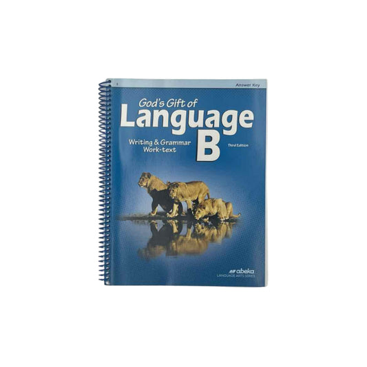 A Beka 5th Grade God's Gift of Language B Work-text Answer Key 3rd Ed.