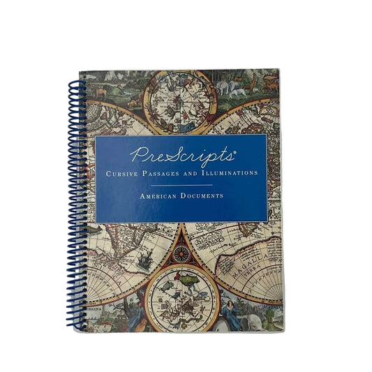 Classical Conversations Prescripts Cursive Passages & Illuminations - American Documents on a white background.