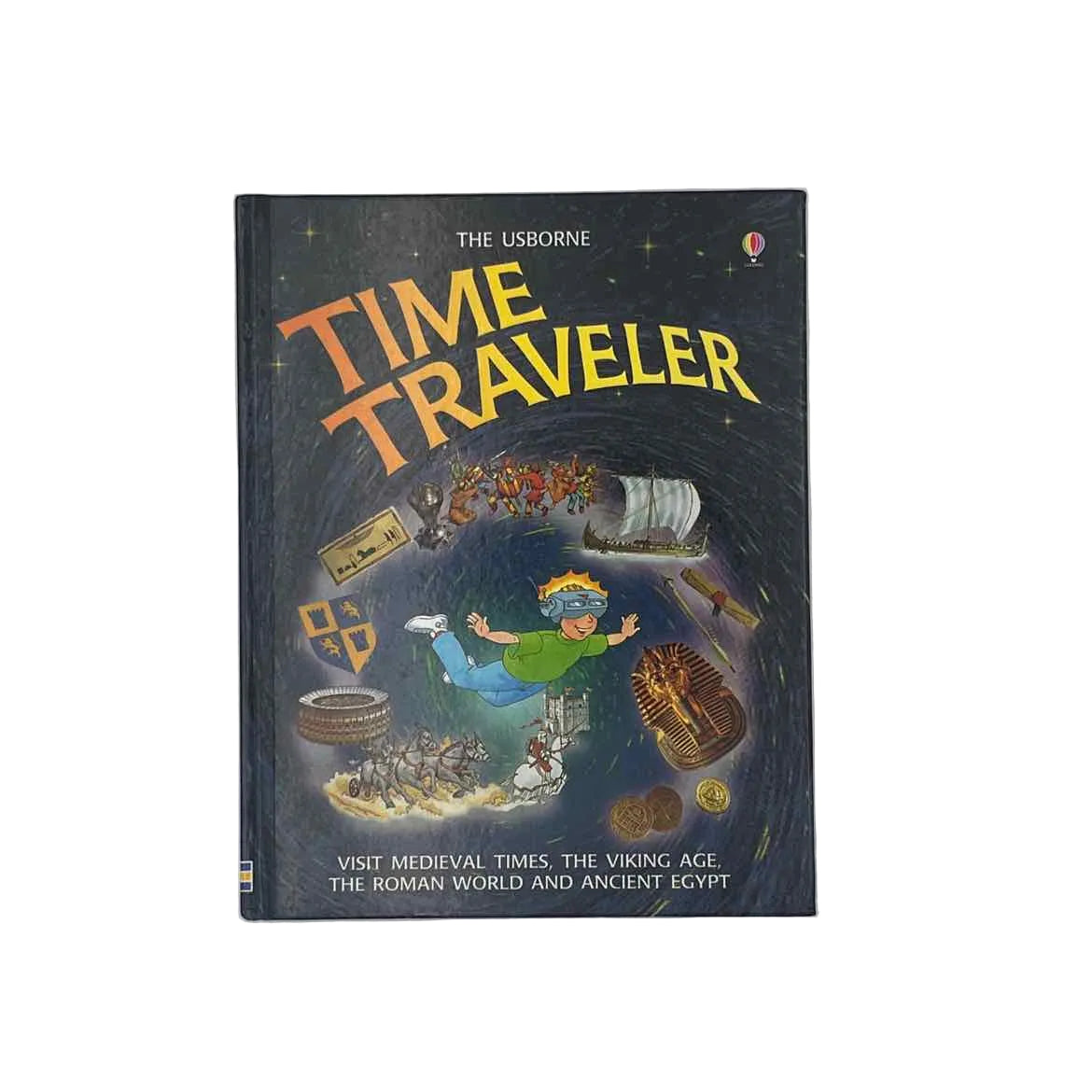 The Usborne Time Traveler on a white background.