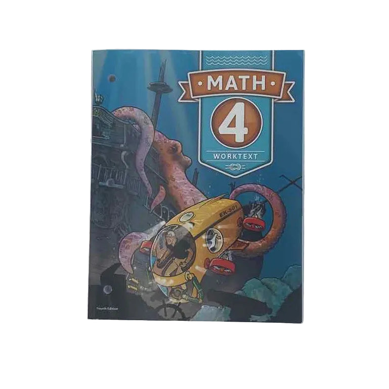 Bob Jones 4th Grade Workbook 4th Ed. Math Curriculum
