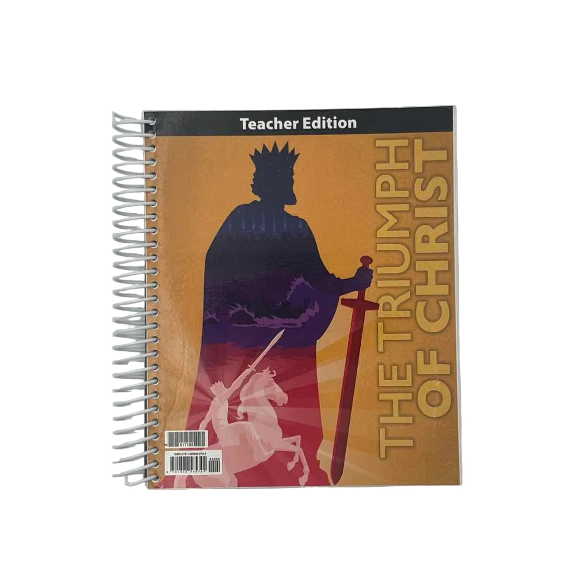 Bob Jones The Triumph of Christ Teacher Edition on a white background.