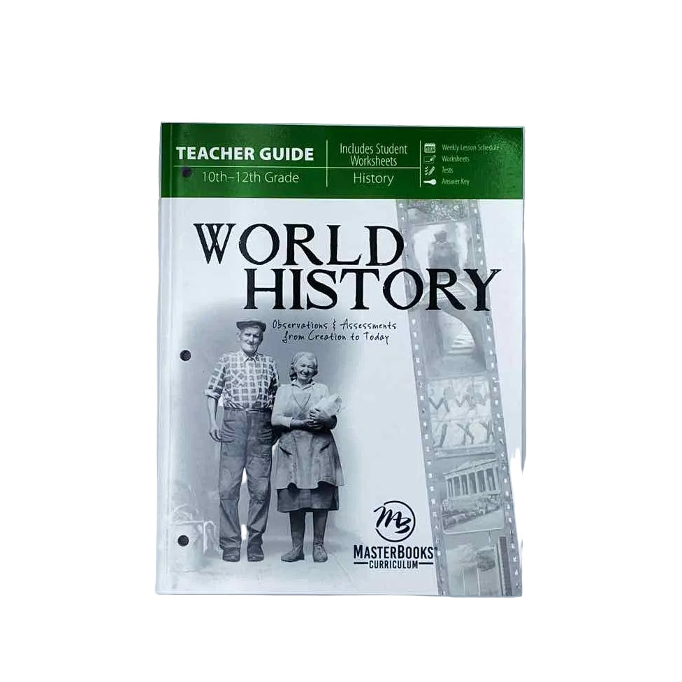 World History - Observations & Assessments from Creation to Today Teacher Guide