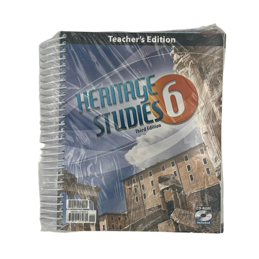 BJU Heritage Studies 6 Teachers Edition NEW
