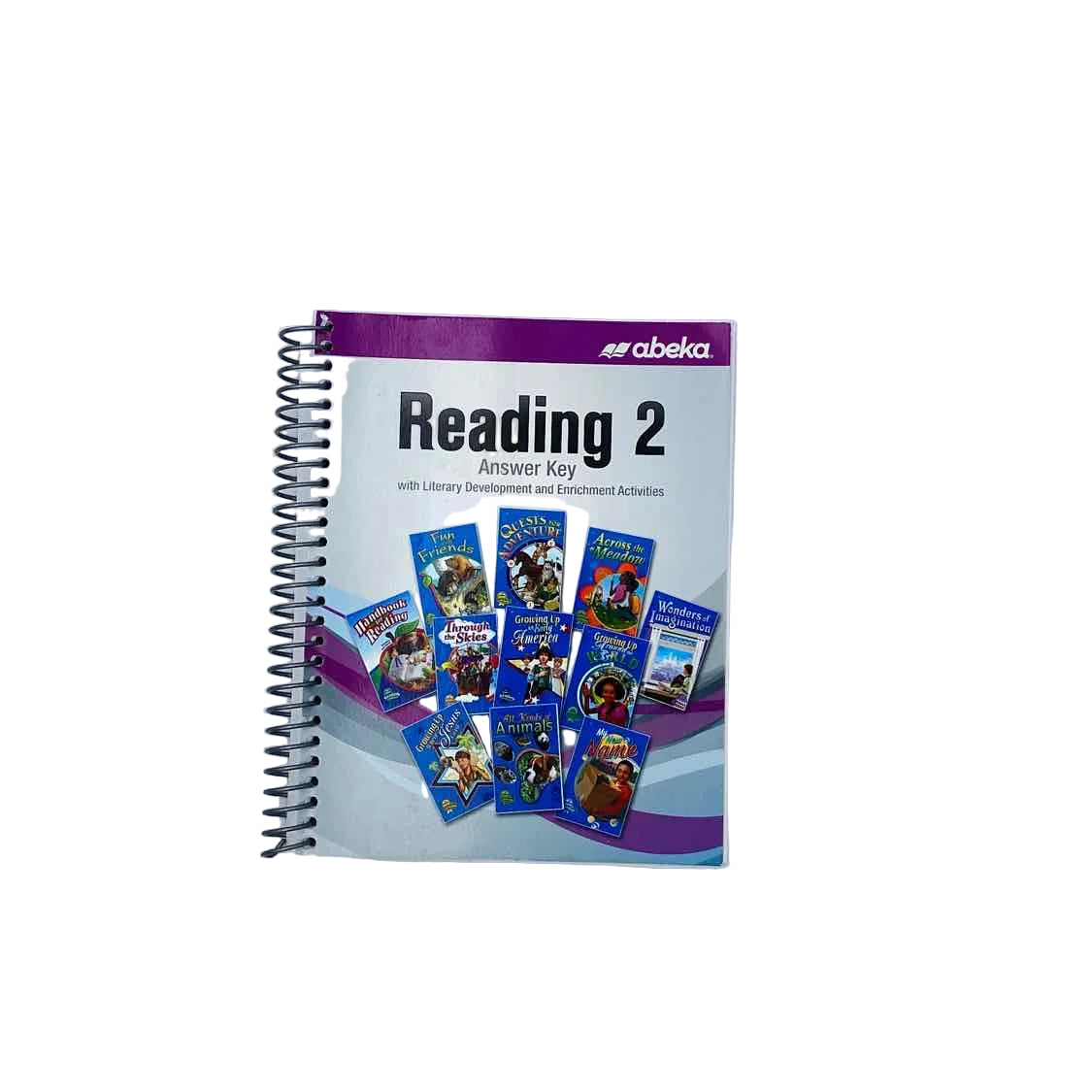A Beka 2nd Grade Answer Key Reading/Literature Curriculum on a white background.
