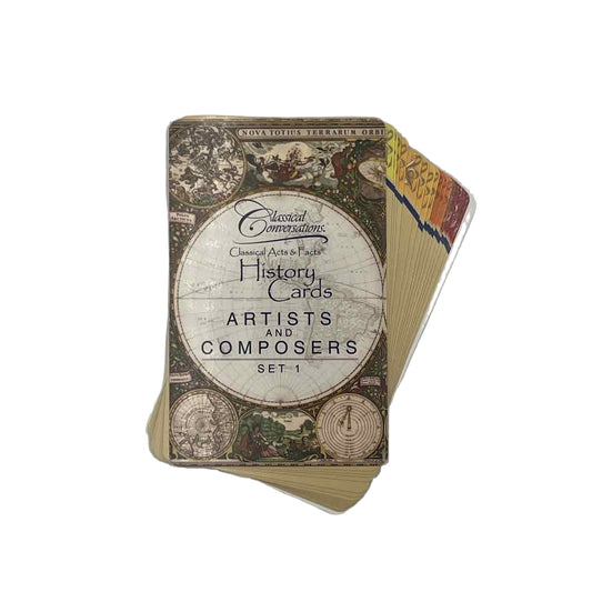 Classical Conversations CC Classical Acts & Facts History Cards Artists & Composers Set 1