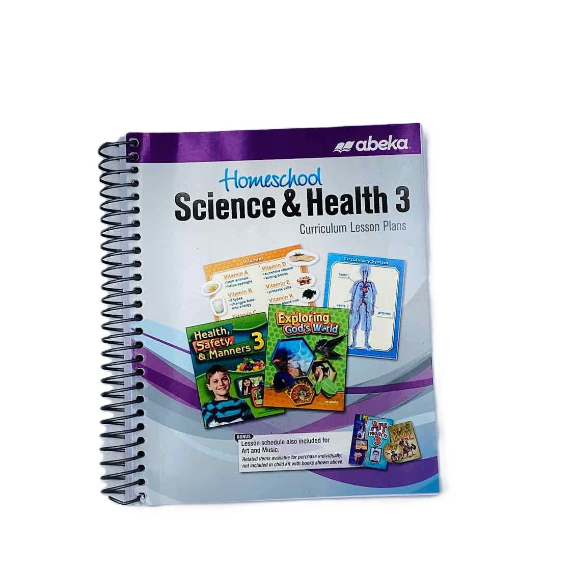 Abeka Science and Health 3 Curriculum Lesson Plans Book Science Curriculum