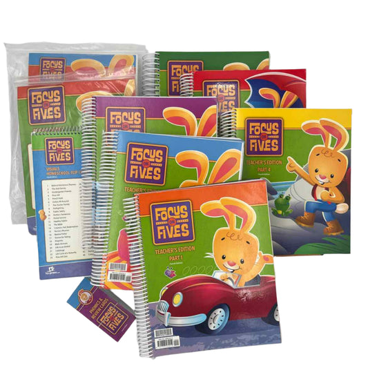 BJU Focus on Fives Kindergarten Kit (no worktext or handwriting)