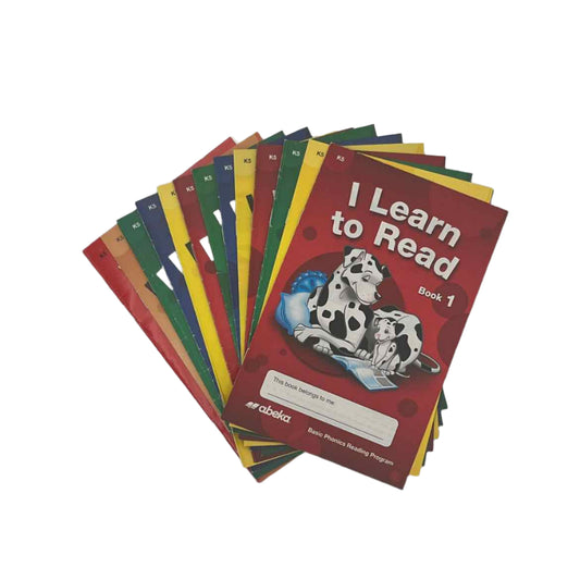 A Beka K5 Basic Phonics Readers Set & My Blend & Word Book