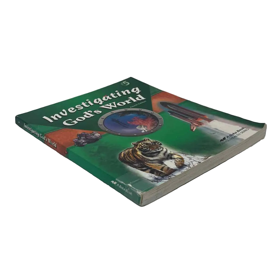 A Beka Investigating God's World Student Text on a white background.