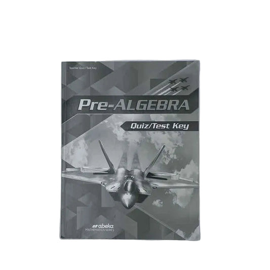 A Beka 8th Grade Answer Key Math Curriculum on a white background.